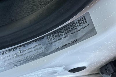 2017 Maserati Ghibli 