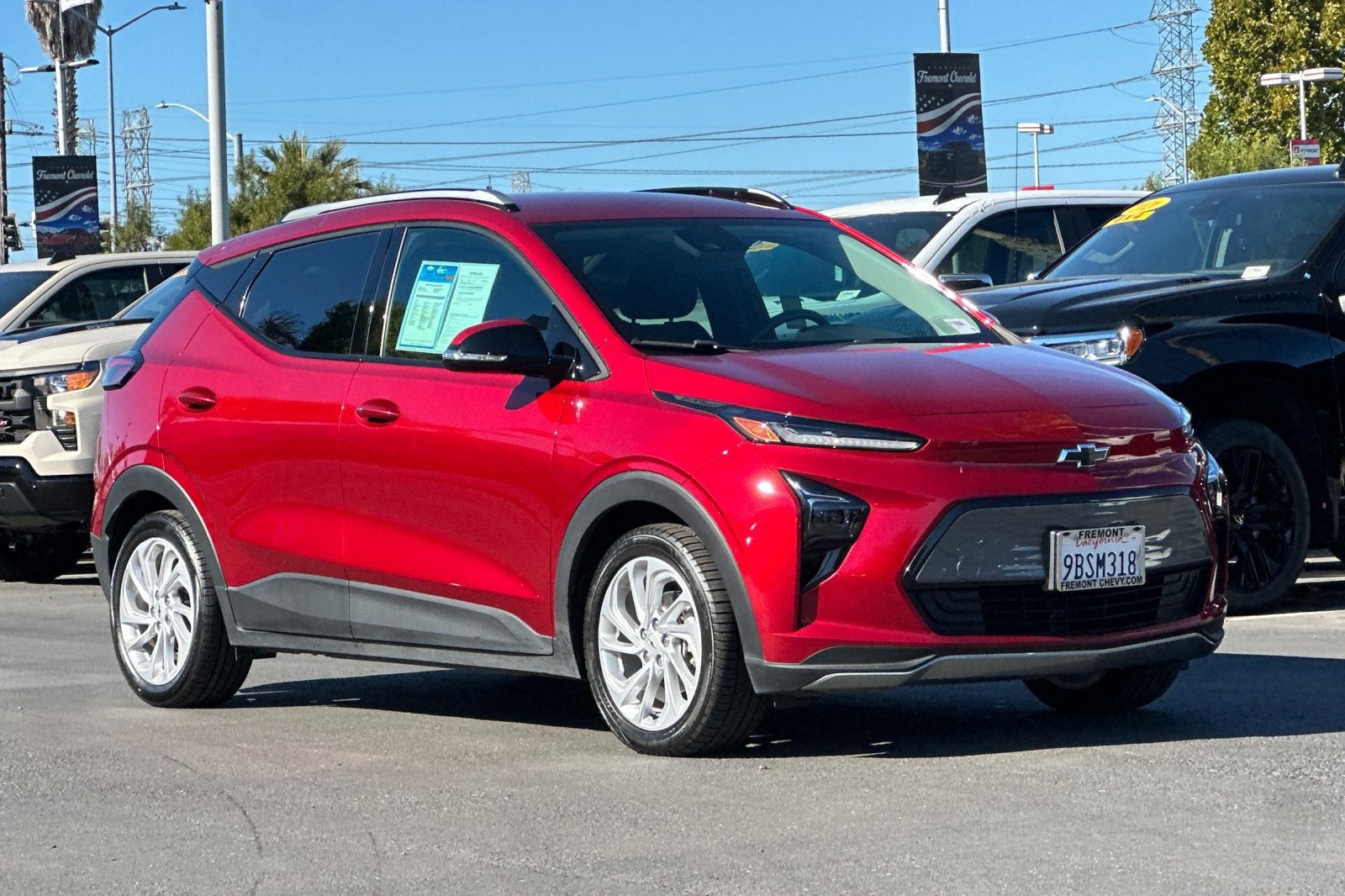 Used 2022 Chevrolet Bolt EUV LT with VIN 1G1FY6S02N4122905 for sale in Fremont, CA