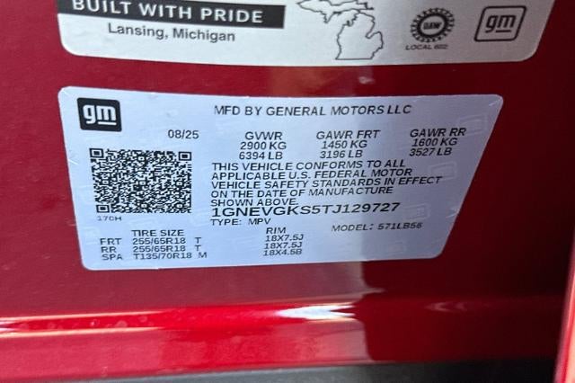 2026 Chevrolet Traverse LT