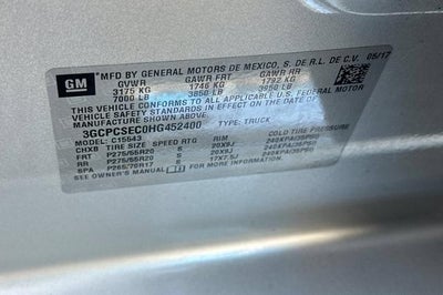 2017 Chevrolet Silverado 1500 LTZ