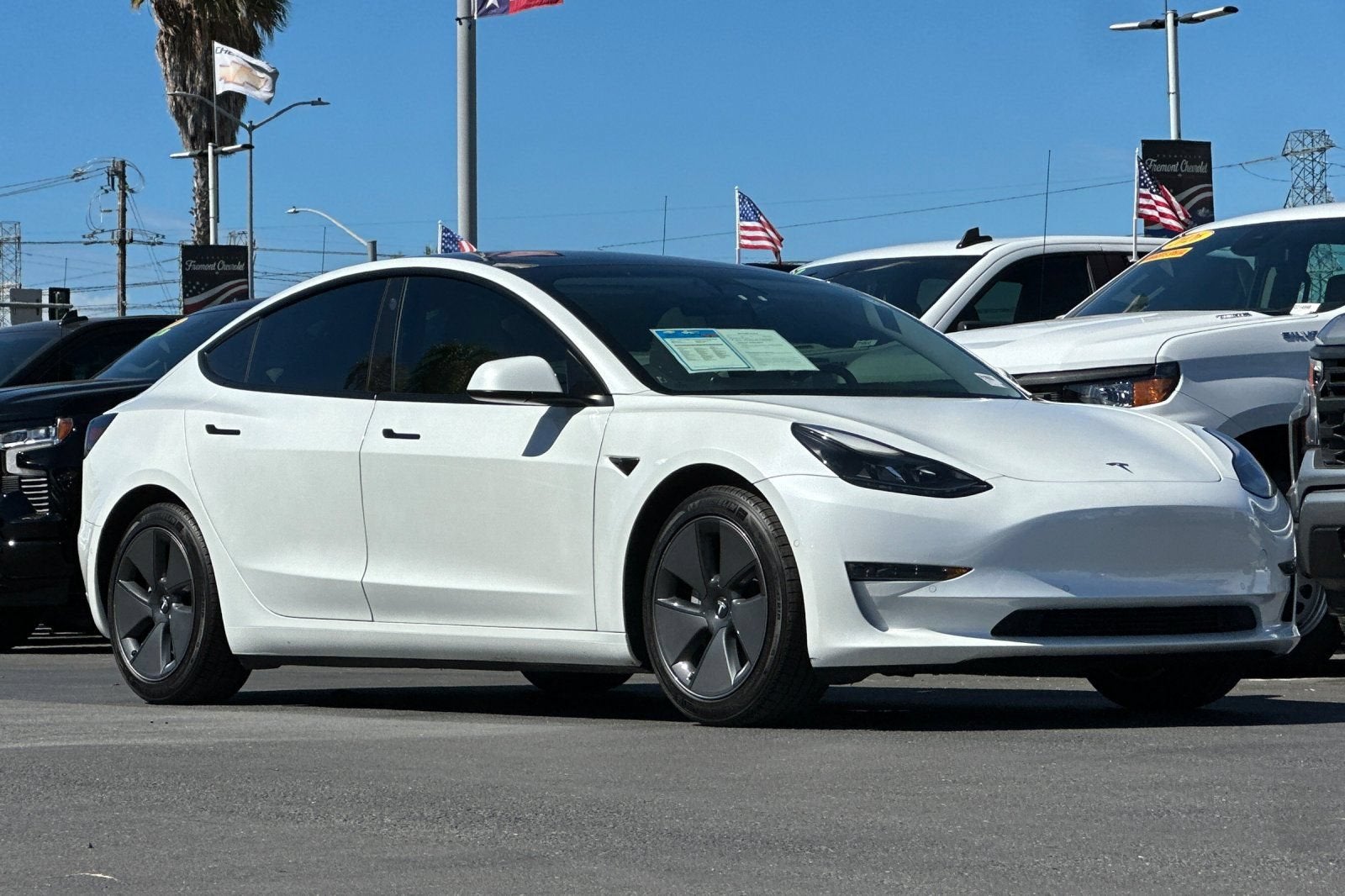 Used 2021 Tesla Model 3 Base with VIN 5YJ3E1EA3MF873271 for sale in Fremont, CA