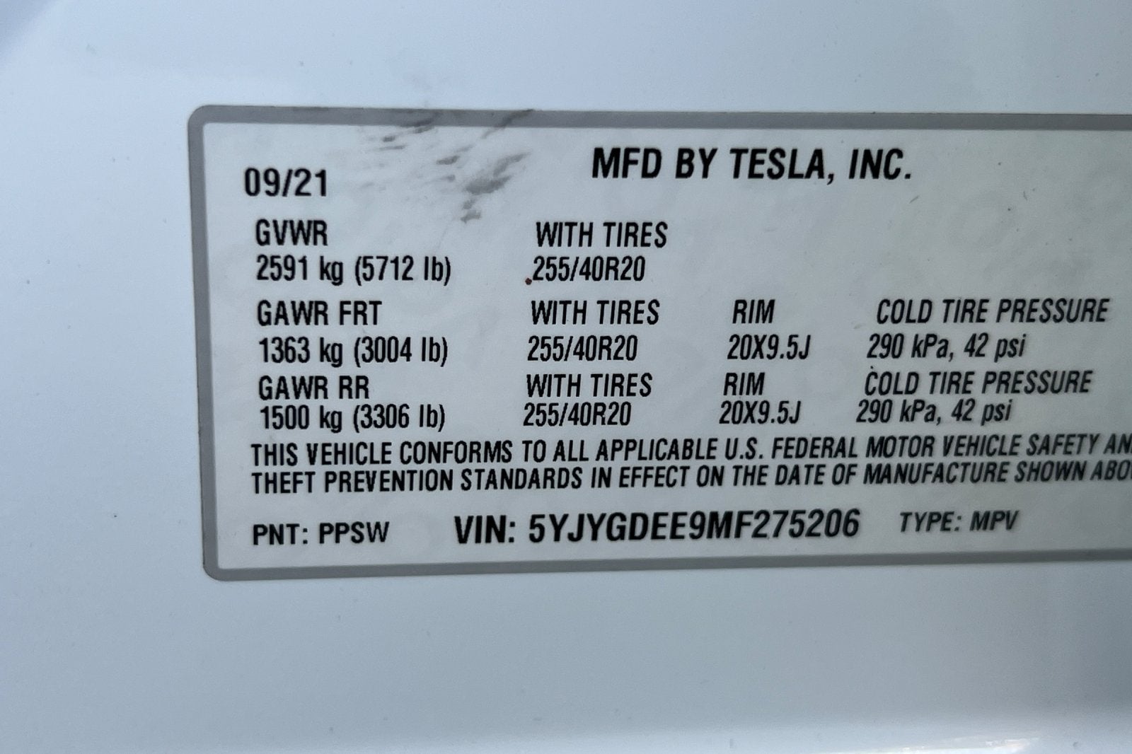 2021 Tesla Model Y Long Range