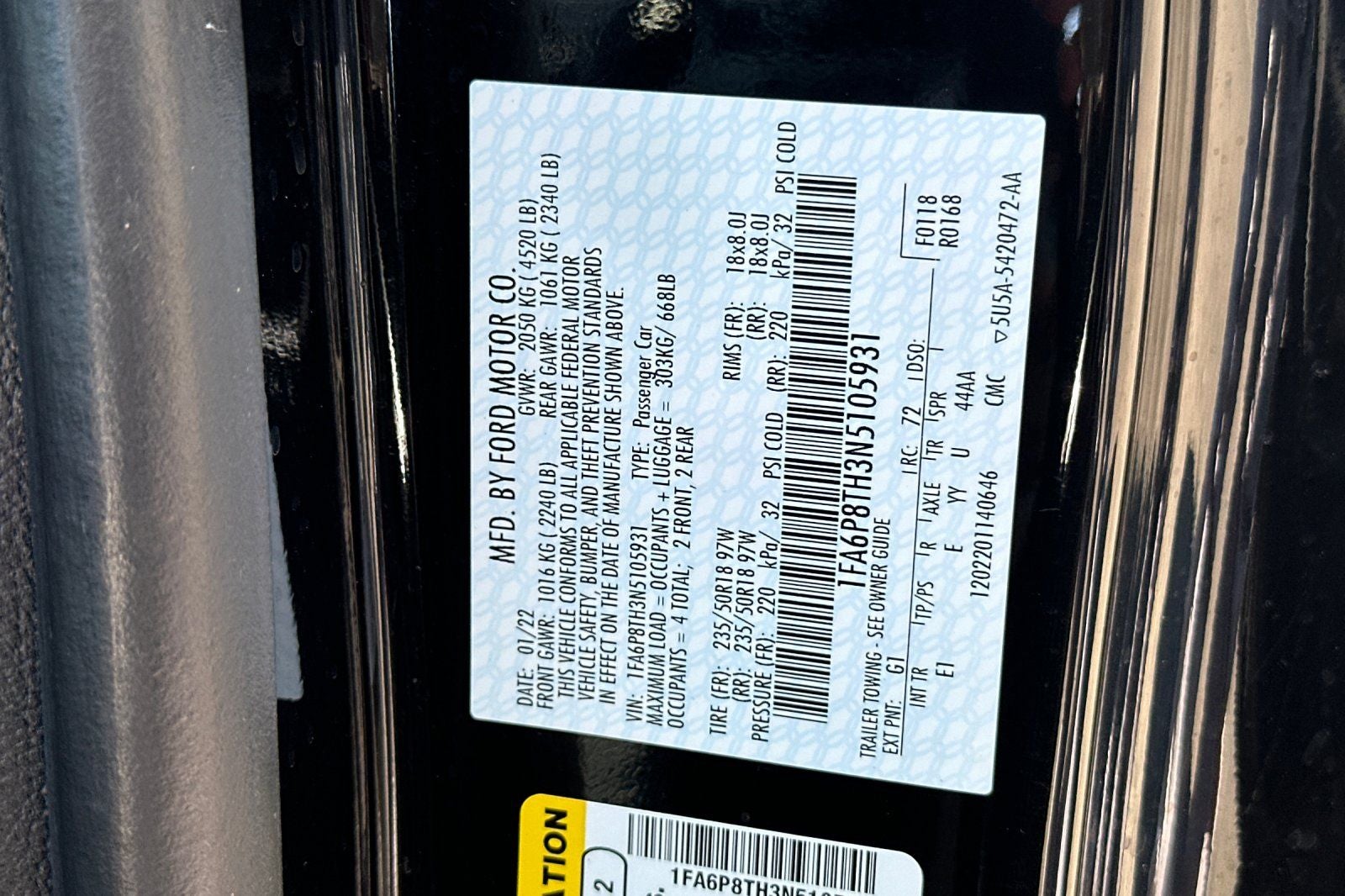 2022 Ford Mustang EcoBoost Premium