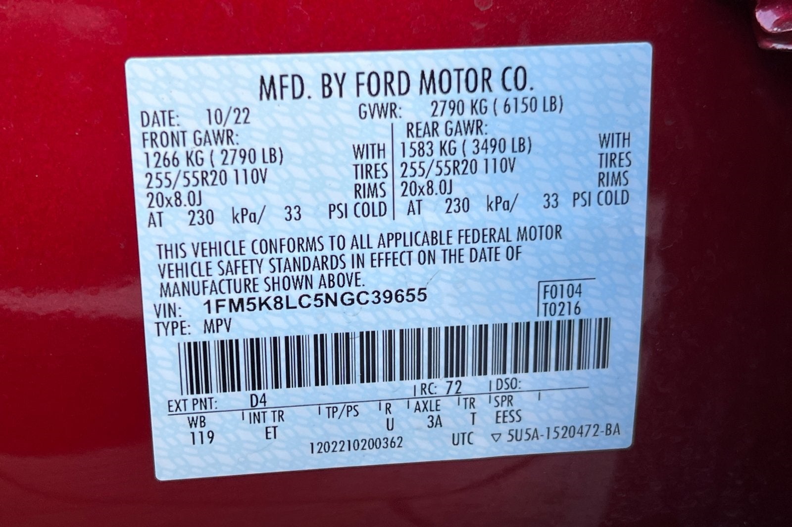 2022 Ford Explorer King Ranch