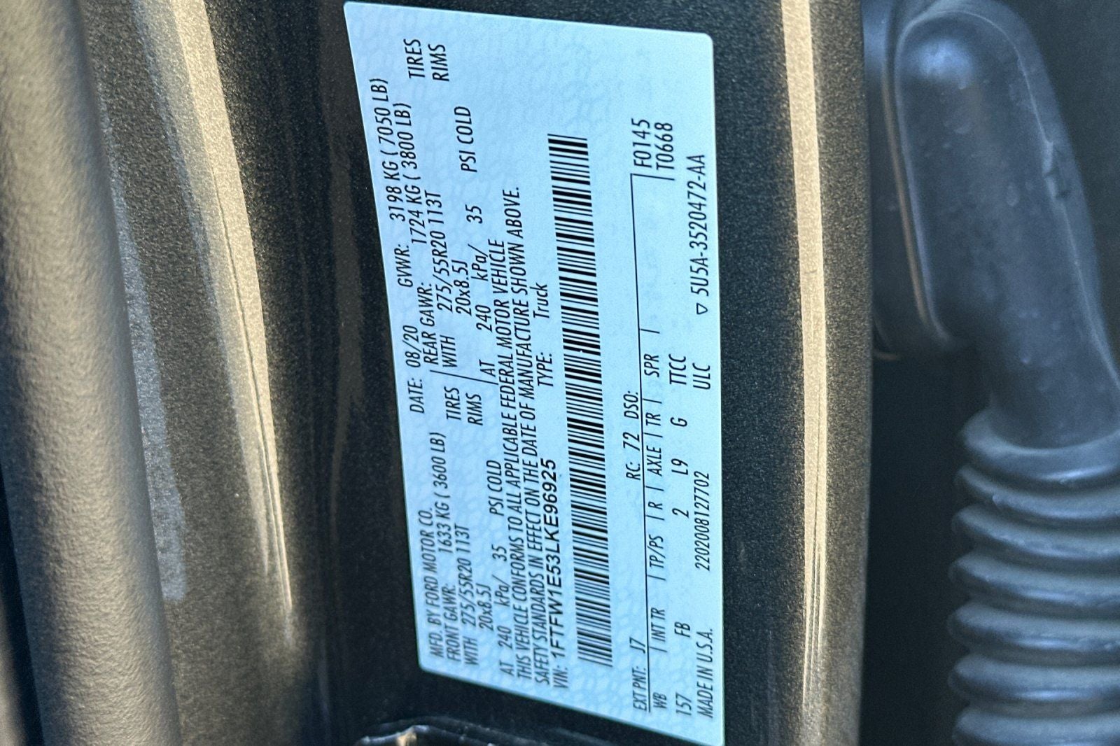 2020 Ford F-150 XLT