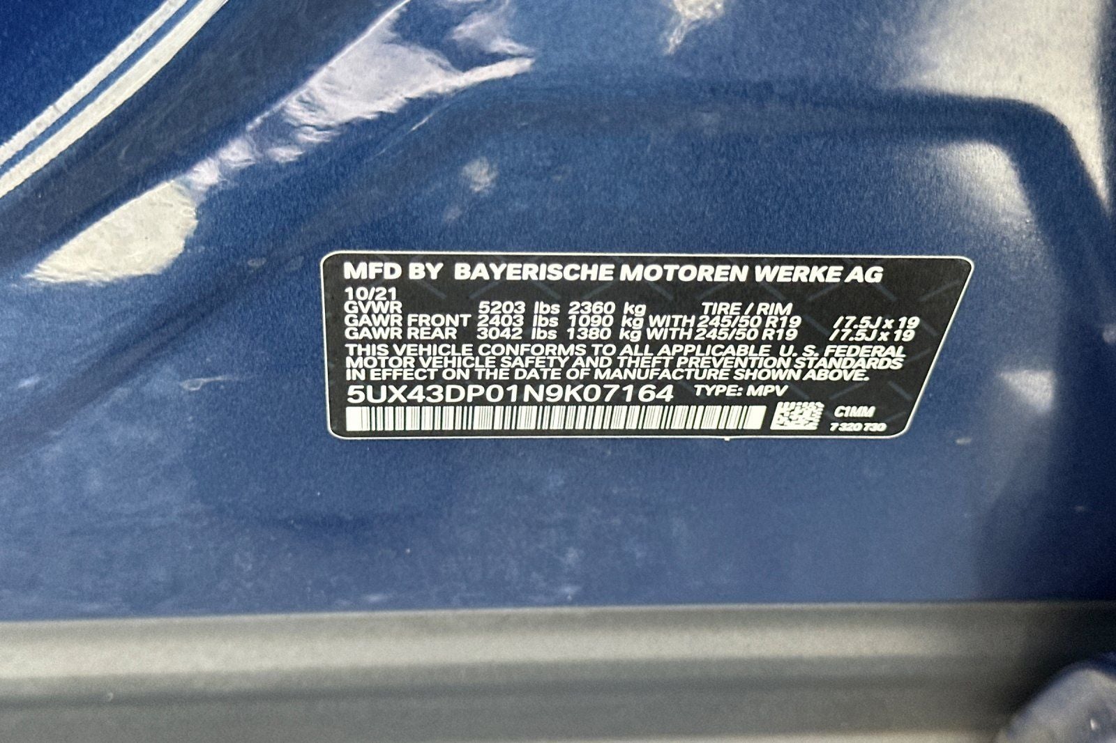 2022 BMW X3 sDrive30i