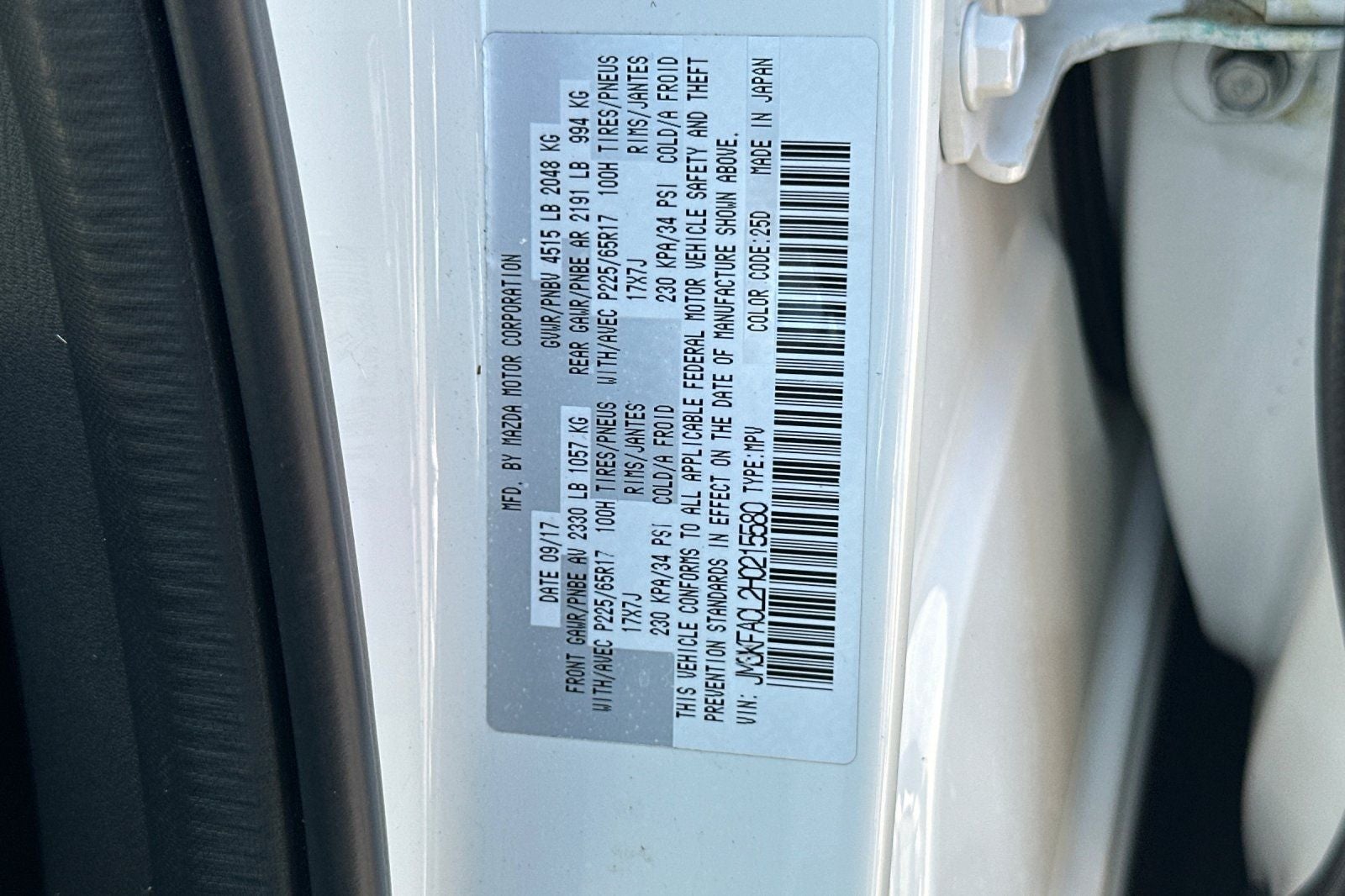 2017 Mazda Mazda CX-5 Touring