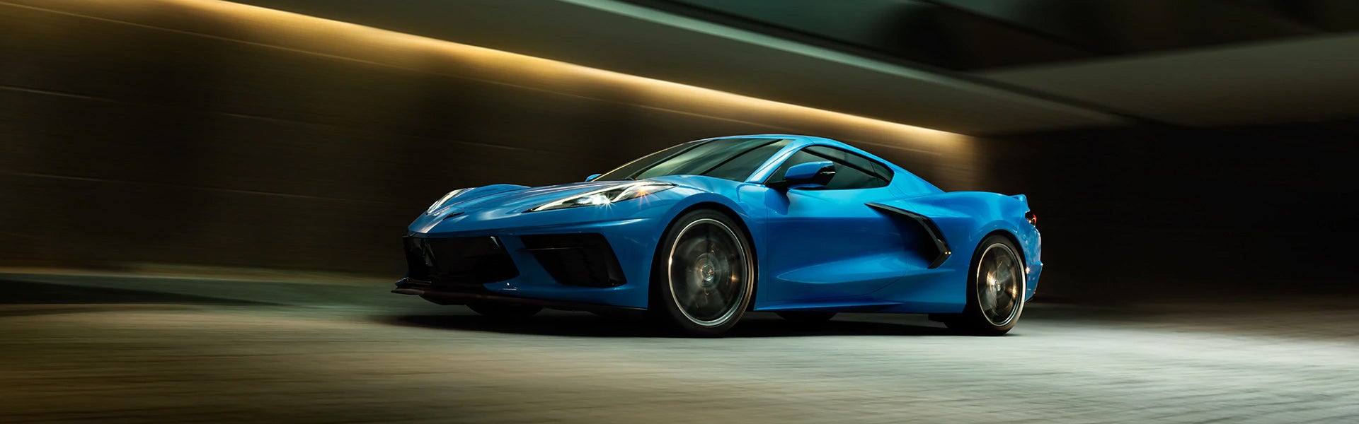 Corvette model side view