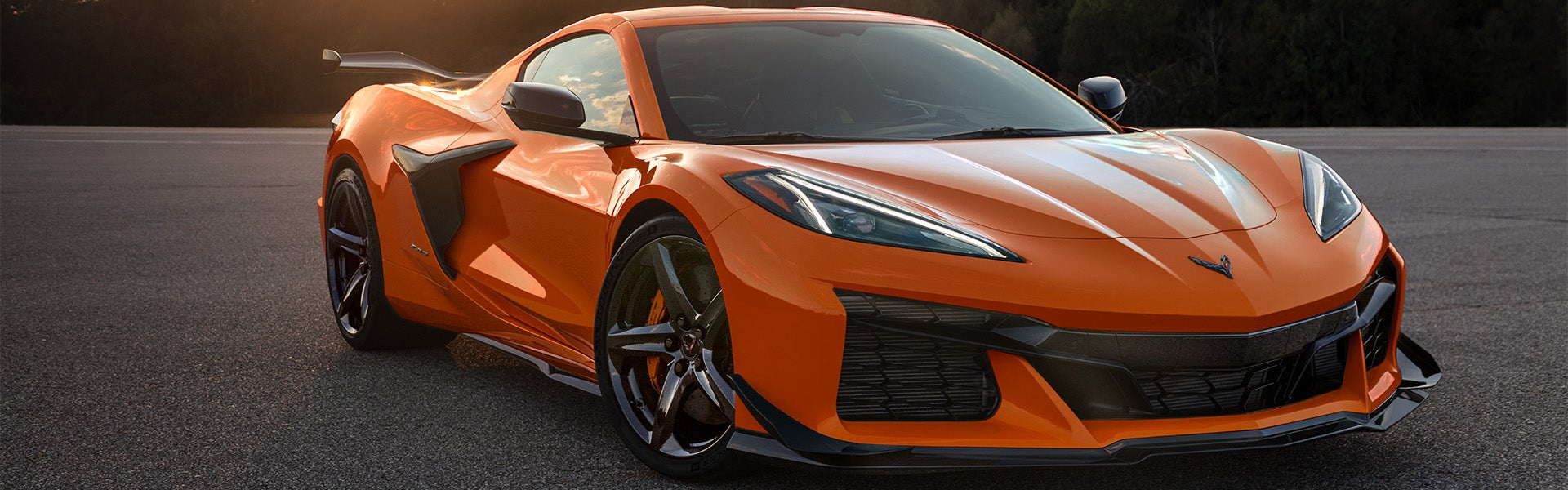 Corvette model front view