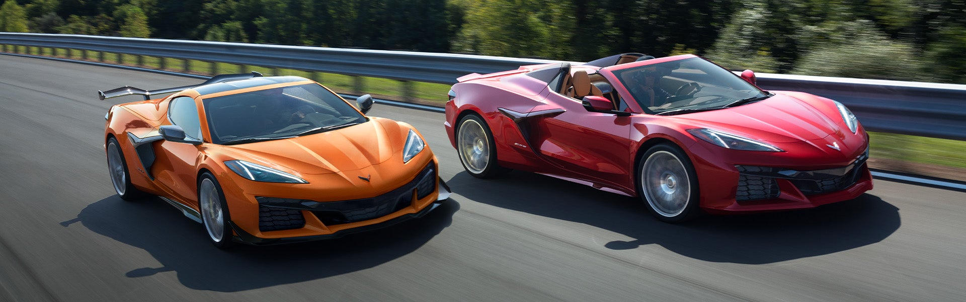 Corvette model front view