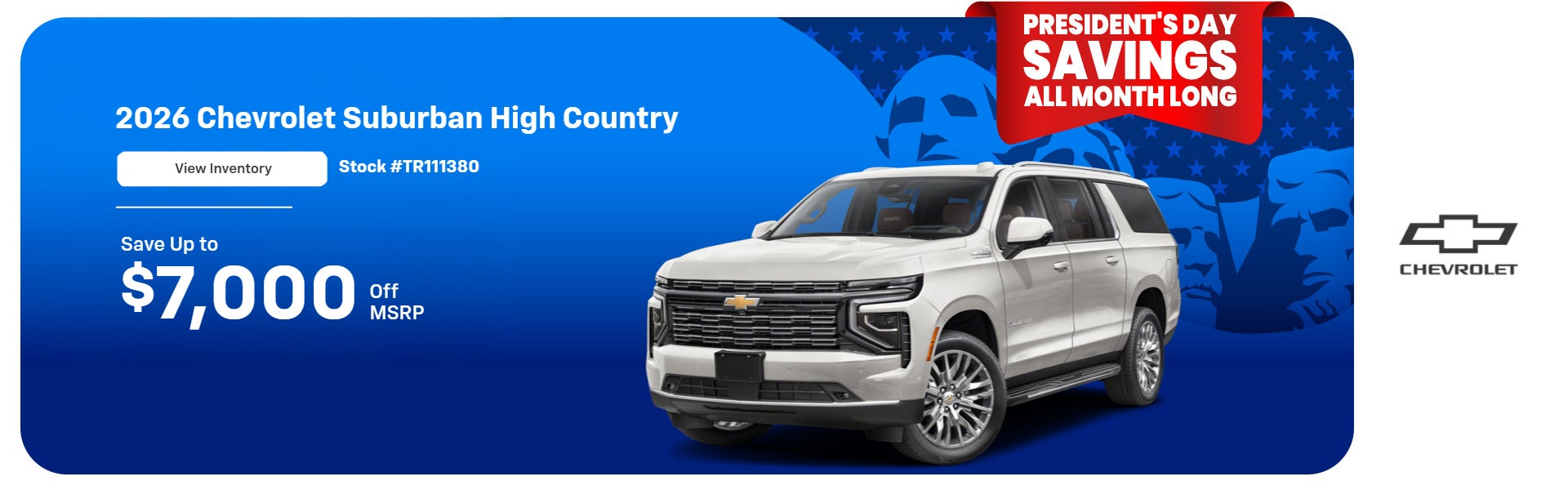 2026 Chevy Suburban High Country