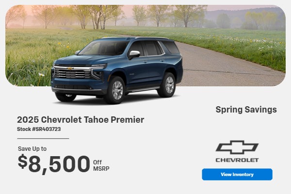 2025 Chevrolet Tahoe Premier 