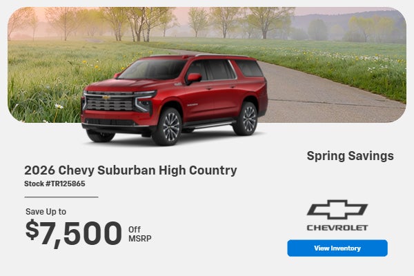 2026 Chevy Suburban High Country