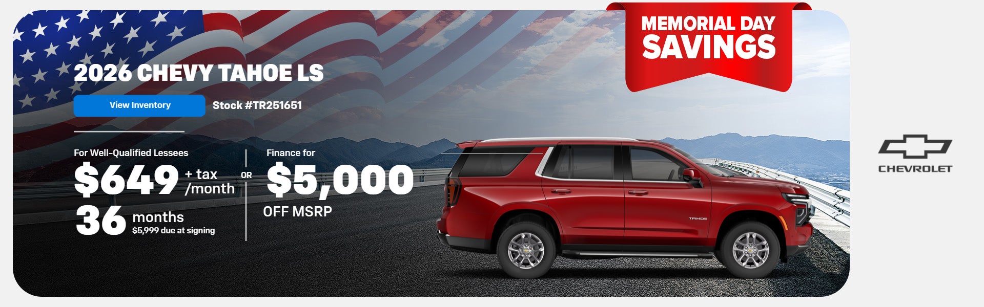 2026 Chevrolet Tahoe LS