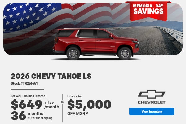 2026 Chevrolet Tahoe LS