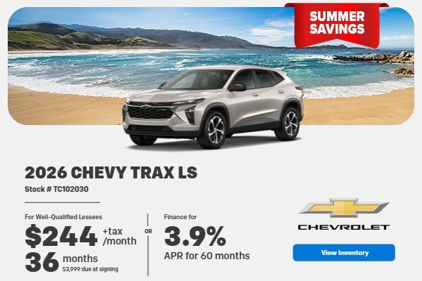2026 Chevy Trax RS