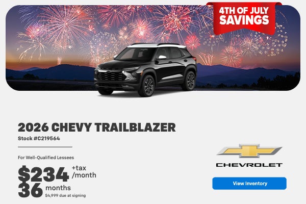2026 Chevy TrailBlazer