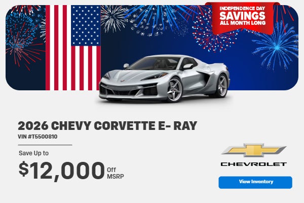 2026 Chevy Corvette E- Ray