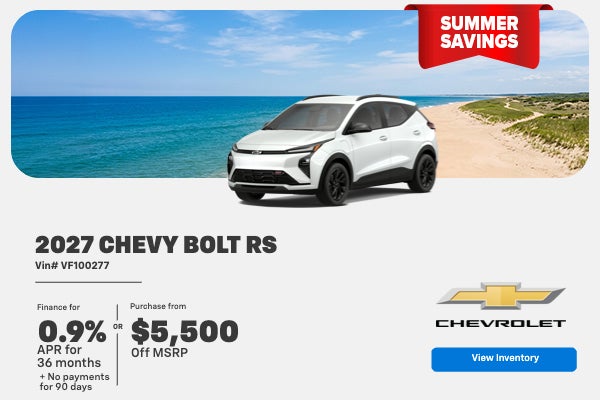 2027 Chevy Bolt RS