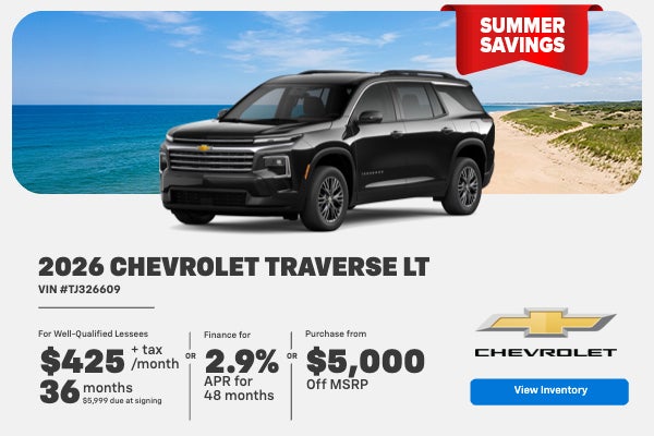 2026 Chevrolet Traverse LT