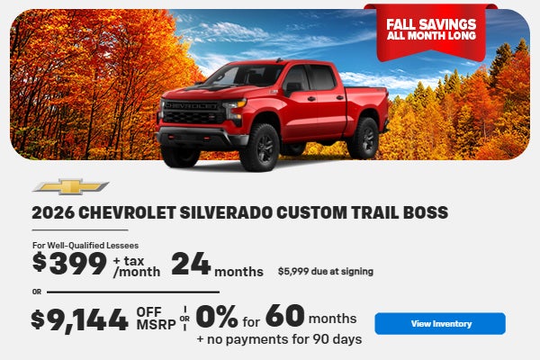 2026 CHEVROLET SILVERADO CUSTOM TRAILBOSS