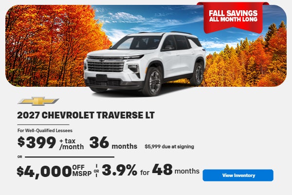 2027 Chevrolet Traverse LT