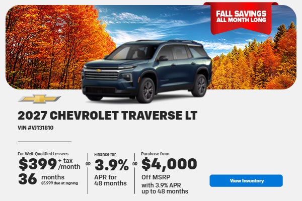 2027 Chevrolet Traverse LT