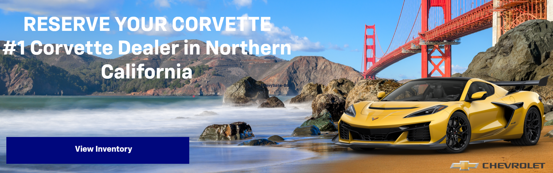 Reserve Your Corvette — Desktop